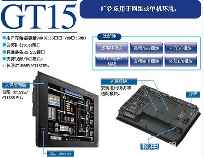 【供應日本三菱GOT1000系列 GT5-J71GP23-SX原裝觸摸屏】價格,廠家,圖片,人機界面,深圳市萬福機電-